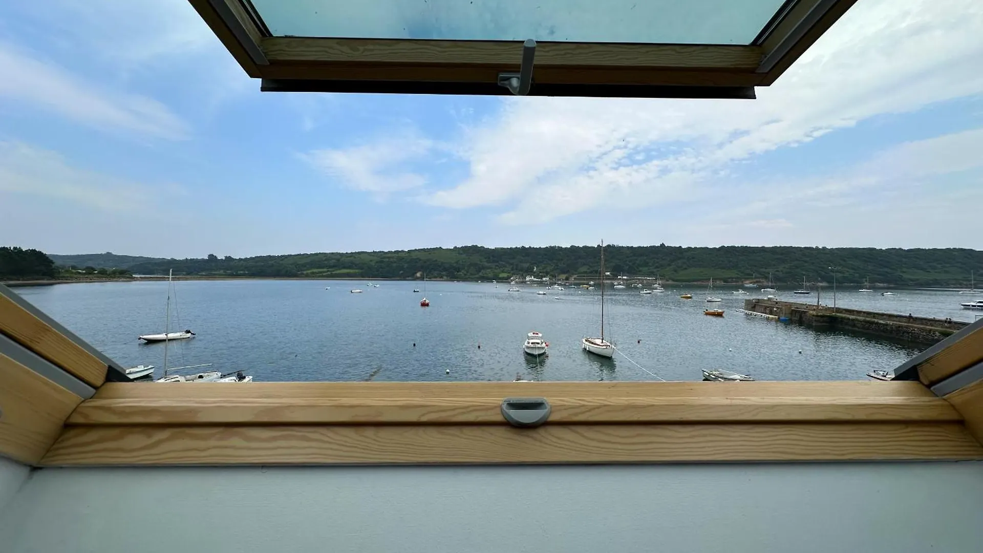 Vue Mer Jolie Maison De Vacances Lauberlach Plougastel-Daoulas Franciaország